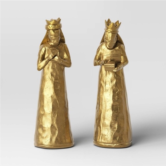 7pc Metallic Christmas Nativity Scene
Figurine Set - Wondershop™ Gold - Picture 2 of 4